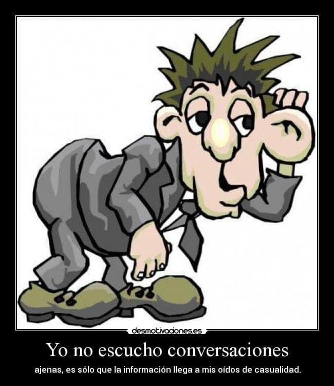 Asperger. Escuchar conversaciones ajenas Asperger. Escuchar conversaciones ajenas